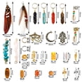 thumbnail image 2 of 150pcs/set Naturel Gravier Cristal Aluminium Feuille Accessoires de Cheveux, 2 of 5