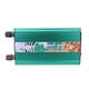 thumbnail image 2 of Inversor de corriente para coche de onda sinusoidal pura de 300 W, adaptador de CA de 12 V a 110 V con puertos USB de 2 A | Diseño compacto de aleación de aluminio | Incluye pinzas de batería |, 2 of 5