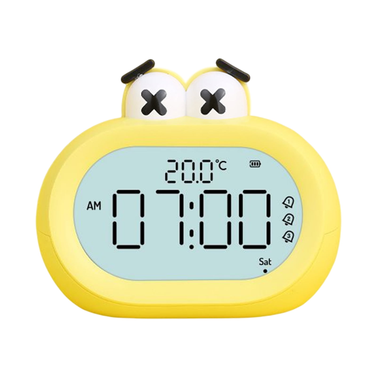 Waroomhouse Digital Alarm Clock Multifunctional Snooze Function Large