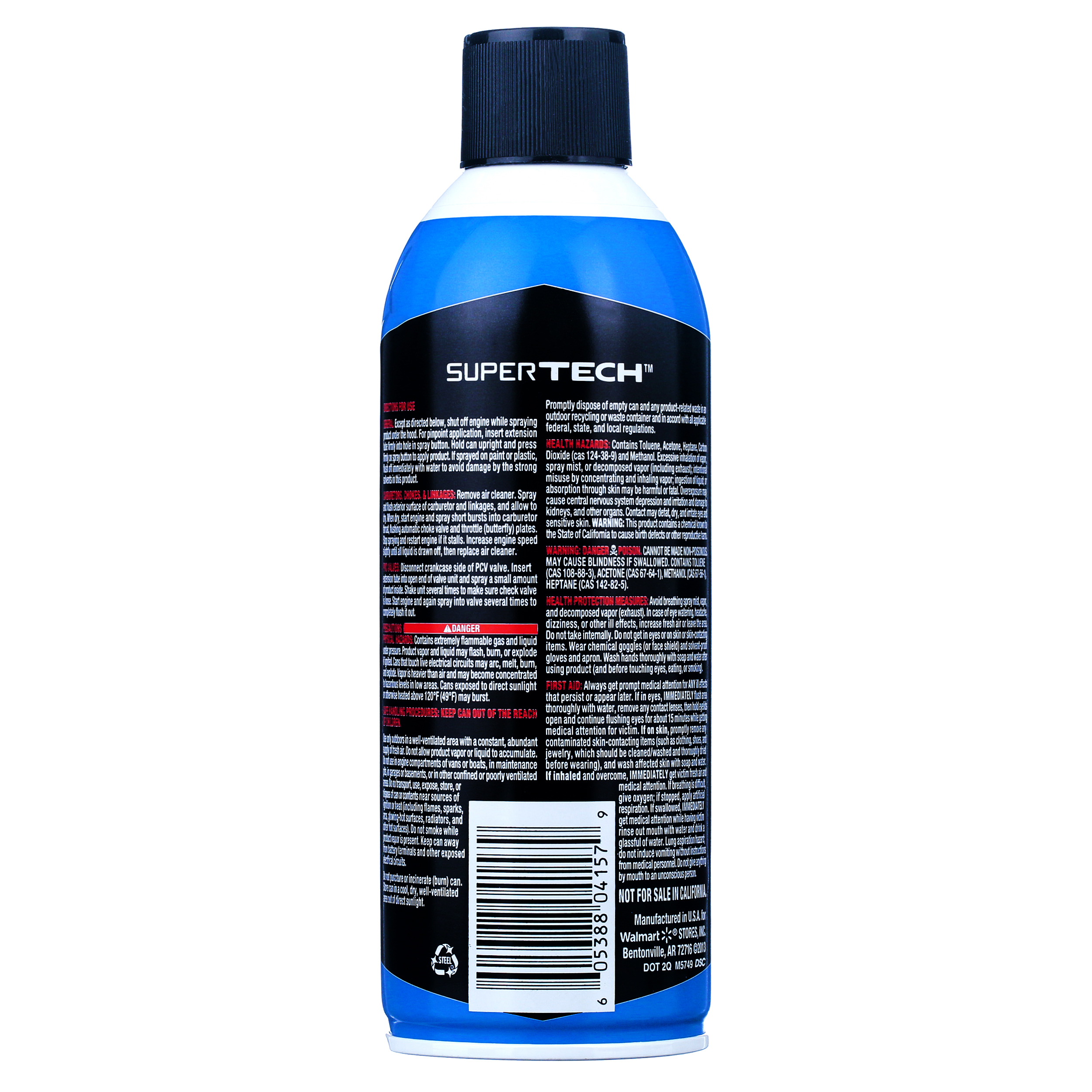 Super Tech Carburetor Cleaner VOC Compliant, 12.5 fl oz