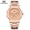 Rose with rose pattern, variant on New Men's Watch Blue Quartz Watch with Calendar Waterproof Alloy Men's Fashion Casual Wristwatch Trendy Fashion Watch