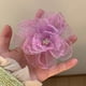 thumbnail image 3 of 3PCS Chiffon Flower with Rhinestone Pearl for Wedding Bridal Hair Accessory/DIY Craft Projects Handmade DIY 3D Flower Hair, 3 of 5