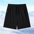 thumbnail image 2 of Gpoecd Cargo Shorts Women Summer Casual Waist Outdoor Beach Shorts with Zipper Pockets for Running and Travel Sweatpant Shorts Black,XXL, 2 of 9