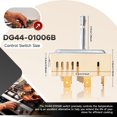 thumbnail image 4 of PER001-12D (Replaces DG44-01006B) Dual Infinite Switch - Compatible with Samsung Range Surface Element Control, Stove Replacement Parts, 4 of 8