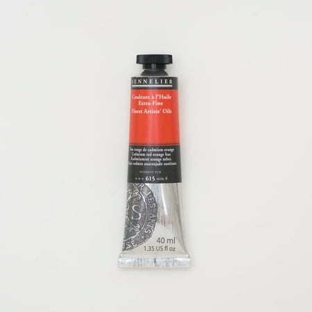 UPC: 3046450459842 | Sennelier Artists 1.35 oz Cadmium Red Orange Hue S4 Satin Oil Art Paint