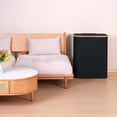 thumbnail image 3 of Cesto para Ropa Sucia, 150L Cesta de Lavandería Dividida Plegable de Gran Capacidad con 2 Bolsa Extraíble Tapa para Lavar, Para Baños Sala de Estar, Dormitorio y Lavandería, Negro, 3 of 4