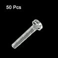 thumbnail image 3 of Unique Bargains M3x16mm Plastic Phillips Bolts PC Pan Head Machine Screws Transparent 50 Pack, 3 of 5