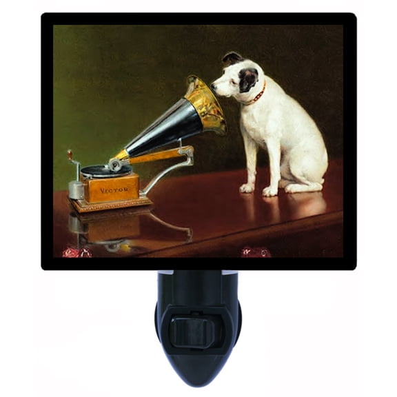 Night Light - Night Light Plus Extra Free Switchable Insert. 4 Watt Bulb, E12 Base. His Master's Voice.