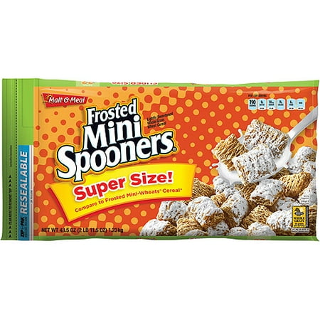 Malt-O-Meal Frosted Mini Spooners Cereal, 43.5 Oz