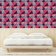 thumbnail image 4 of Ambesonne Flowers Peel & Stick Wallpaper for Home, Garden Blooming Romance Art, 13"x72", Pink Pale Grey Purple, 4 of 6