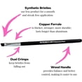 thumbnail image 3 of Pincel delineador de ojos Beauty Junkees Precision Sintético, 3 of 8