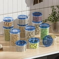 thumbnail image 6 of Reusable Freezer Storage Container Sets with Airtight Twist Top Lid, Round BPA-Free Plastic Containers with Lids for Kitchen Meal Prep, Microwave, Dishwasher and Freezer Safe, 6 of 7
