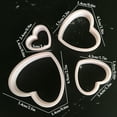 thumbnail image 3 of Coofit 4PCS Heart Shape Cake Cutters Plastic Cute Cookie Cutters Baking Cutters Shapes, 3 of 10
