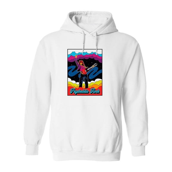 Psychedelic Rock Poster Hoodie Women -Image by Shutterstock, Female Large