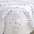 thumbnail image 3 of Twin Size Sheet Set Paisley Printed Bed Sheets for Single Bed Piece Microfiber Fitted Sheet with ” Deep Pocket & Straps Patterned Bedding Sheets & Pillowcase Set, 3 of 9