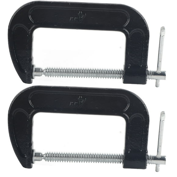 G Clamp,2Pcs G Clamp G‑Type Strength C Clamp Metal C Clamp Top Tier Quality