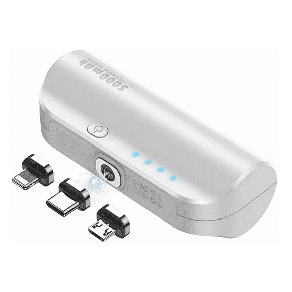 Power Bank Mini Magnético 5000mah blanco