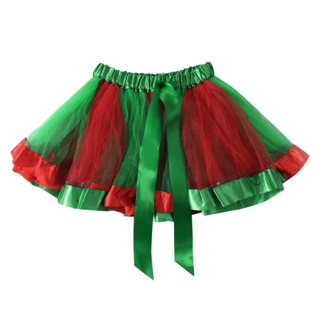 

EHTMSAK Toddler Baby Child Children Kids Skirt for Girl Summer Tutu Dress Sequins Skirts Green M