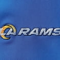 thumbnail image 3 of Men's Dunbrooke Royal Los Angeles Rams Big & Tall Sonoma Softshell Full-Zip Jacket, 3 of 4