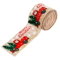 thumbnail image 1 of WIFKLSIIPG Christmas Decoration Lattice Ribbon Christmas Decoration Gift New Year Decoration, 1 of 1