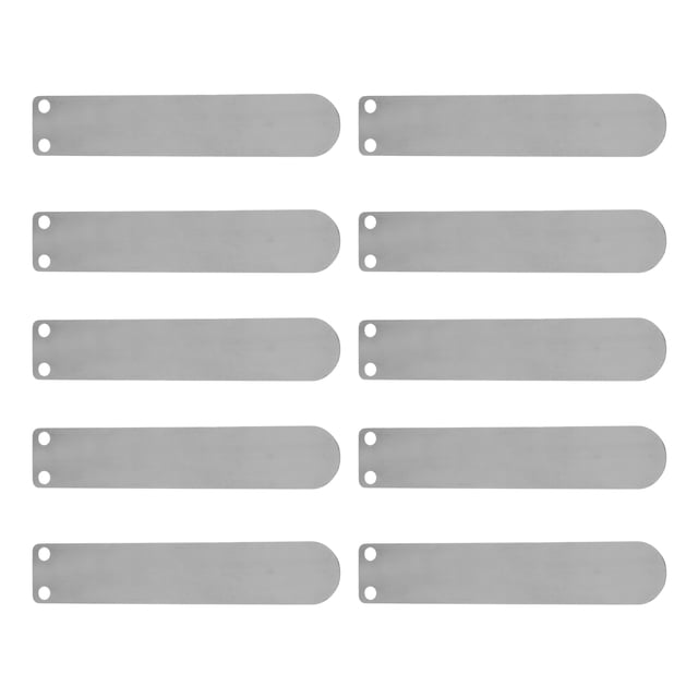 10Pcs Air Compressor Valve Plate Air Compressor Reed Valve Kit Cylinder Head Base Valve Plates Tongue Shape Cast Iron Intake And Exhaust Accessories