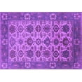 thumbnail image 1 of Ahgly Company Indoor Rectangle Oriental Purple Industrial Area Rugs, 2' x 4', 1 of 4