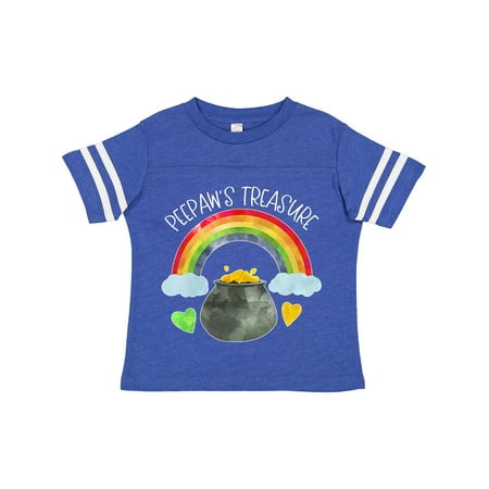 

Inktastic Peepaw s Treasure St. Patrick s Day Rainbow and Gold Gift Toddler Boy or Toddler Girl T-Shirt