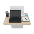 thumbnail image 1 of Ergotron WorkFit Elevate Sit-Stand - Wall-mounted sit/standing desk - rectangular - mendota maple - snow white base, 1 of 8