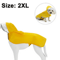 thumbnail image 2 of Chubasquero impermeable para perros con capucha tipo poncho, chubasquero amarillo ajustable altamente reflectante para mascotas con agujeros Adepaton CPB-DE-LYY2041-6, 2 of 5