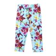 thumbnail image 7 of Summer Kids Girls Printed Capri Cropped Leggings Children Milk Silk Stretchy Shorts, 7 of 7