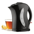 thumbnail image 2 of Brentwood 1.7 Liter Cordless Plastic Tea Kettle with Black Silver Handle (KT-1618), 2 of 9