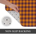 thumbnail image 6 of Pofeuu Fall Buffalo Plaid Print Flannel Doormats Rug16"x24"Rug Washable Doormats Indoor Outdoor Rugs for Layered Front Door Mats, Porch, Kitchen, Entryway, 6 of 7