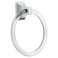 thumbnail image 1 of Contemporary Towel Ring - Chrome, Clear Ring, 1 of 1
