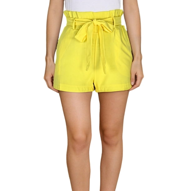 Pantalones Casuales Sueltos Y Elásticos para Mujeres, Longitud de Pantalones Cortos, Tela Delgada Y Cómoda para Oficina, Uso Diario, Moda Callejera Y Descanso en el Hogar