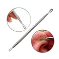 thumbnail image 2 of Herramienta extractora de espinillas para acné facial de acero inoxidable, 2 of 5