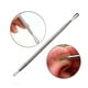 thumbnail image 2 of Herramienta extractora de espinillas para acné facial de acero inoxidable, 2 of 5