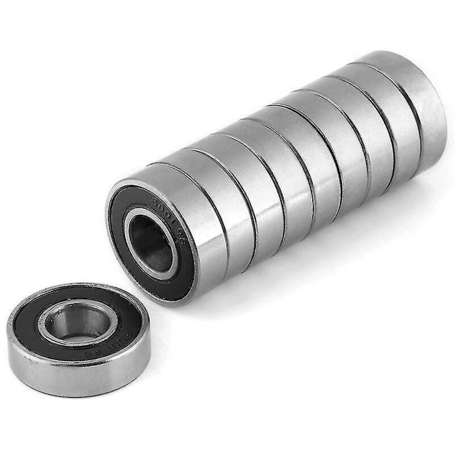 Paquete de 10 puntas de bola con goma, ranura profunda 6001-2rs (12 x 28 x 8 mm)