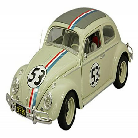 #BCJ94 Hot Wheels Elite Herbie, The Love Bug 1/18 Scale Die Cast Car