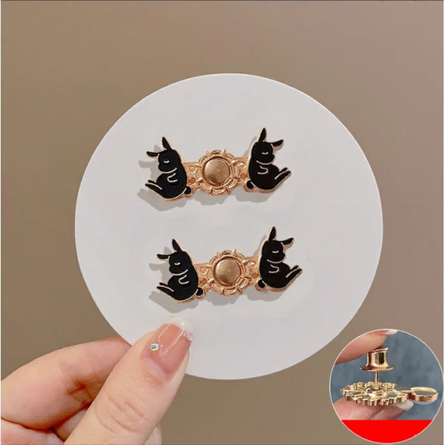 Extra Jean Button Elastic Band for Pants Dress Extender Zipper for Tops Snap Buttons for Clothes No Sew Push Pin Buttons Clothes 1 Buttons for Crafts Q Snap Extension Metal Snap Buttons Pants