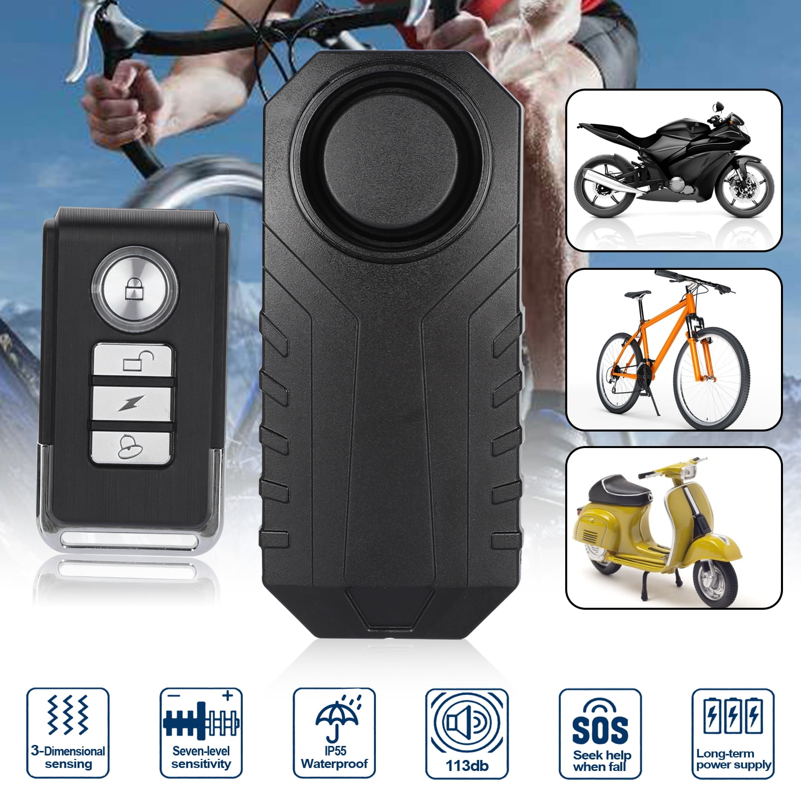 wireless bike alarm
