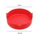 thumbnail image 2 of Olla De Freidora De Aire De Silicona Air Fryer Mat Engrosamiento Horno Bandeja para hornear Reutilizable para horno doméstico Steamer (Rojo) Likrtyny Libre de BPA, 2 of 6