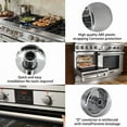 thumbnail image 6 of Stove Oven Knobs Burners Control Dial Knob for W11156487 W10823529 YKFED500EBS5, 6 of 8