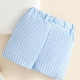 thumbnail image 4 of Trikvn Toddler Girl Shorts Set Baby Girl Ruffle Peplum Top and High Waisted Shorts Set Cute Bow Outfit Smocked Waist Fashionable Summer Playwear Everyday Wear, 4 of 7