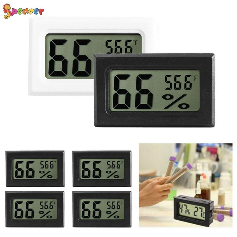 Digital Temperature Humidity Tester Sensor Electric Thermometer Hygrometer  Temperature Monitor Measuring Tool with Suction Cup