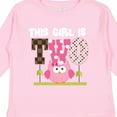 thumbnail image 4 of Inktastic 2nd Birthday Cute Owl 2 Year Old Girls Long Sleeve Toddler T-Shirt, 4 of 5
