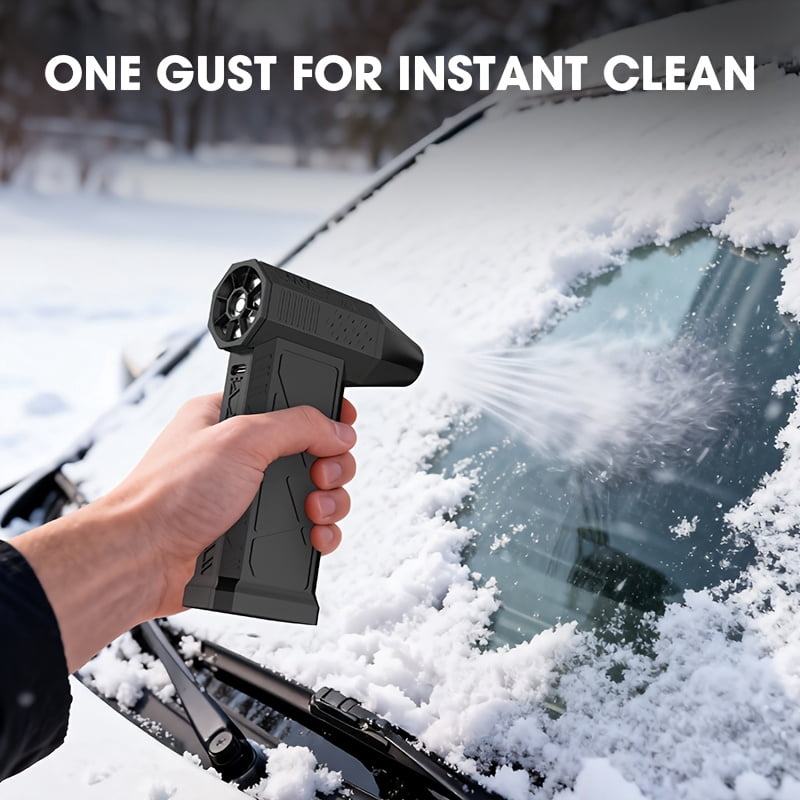 150,000RPM High-Speed Turbo Fan, Portable Handheld Blower with 4 Speeds, Ideal for Keyboard, Car & Home Cleaning, Lightweight, Large Battery, Durable, Powerful Airflow