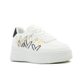 thumbnail image 4 of Tenis Caterina Dama Casual Negro Corazones Antiderrapante Blanco 26, 4 of 6