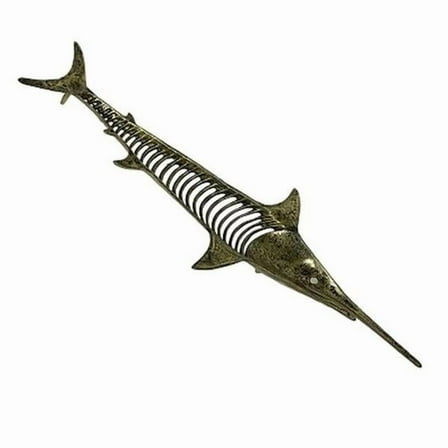 Metrotex Designs 14007 Swordfish Centerpiece Sculpture - Gold
