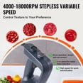 thumbnail image 3 of VEVOR Batidora de inmersión comercial, batidora de mano resistente de 500 W, batidora de velocidad variable continua de 16 pulgadas con hoja de acero inoxidable, batidora portátil multiusos para sopa,, 3 of 5