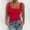 Red, variant on ClodeEU Women's V Neck Spaghetti Strap Sleeveless Tank Top ,Solid Color Casual Camisole White,Womens Plus S